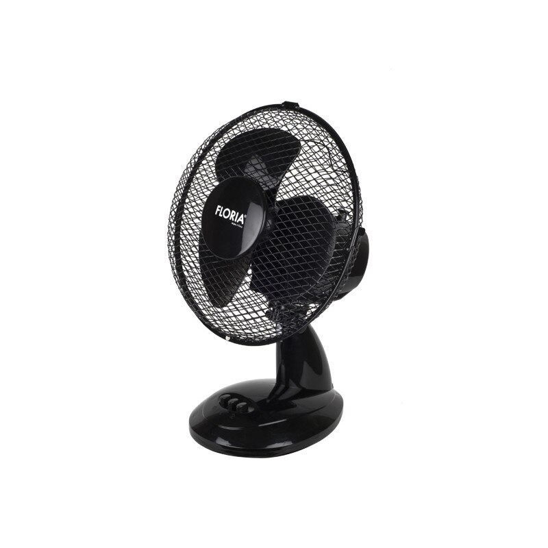 Ventilator de birou Floria , 25 W, 2 trepte de viteza, Functie oscilare si Set cutite 3piese