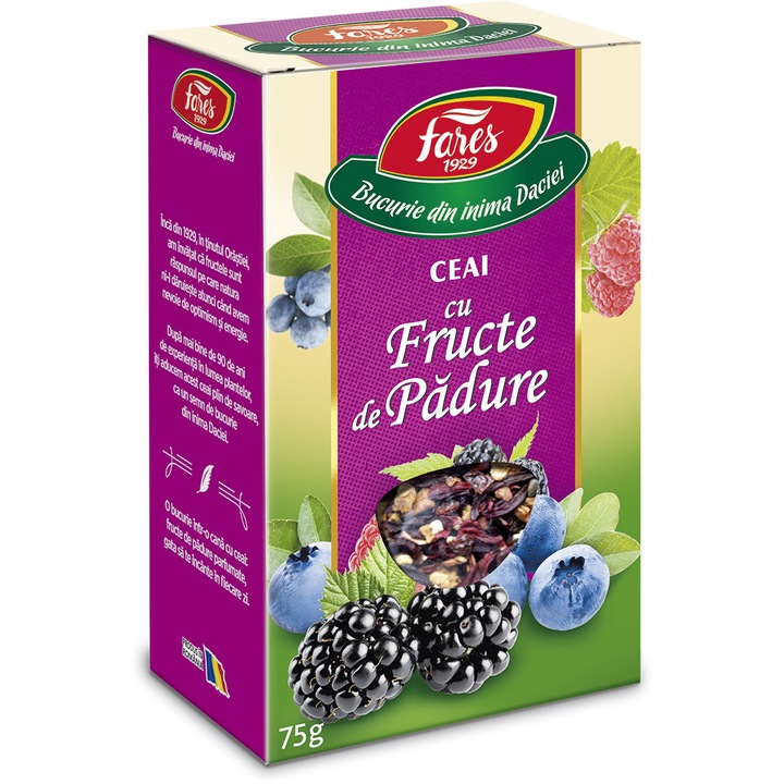 Ceai Fructe de Padure, 75 g, Fares