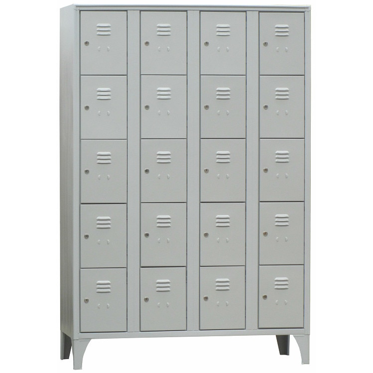 Vestiar metalic cu 20 compartimente 1200mm x 500mm x 1800mm H
