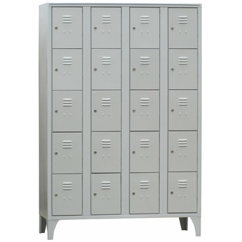 Vestiar metalic cu 20 compartimente 1200mm x 500mm x 1800mm H Vestiar metalic cu 20 compartimente 1200mm x 500mm x 1800mm H