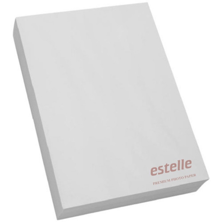 Hartie mata 10x15 (4R) marca Estelle, greutate 230g/mp, pachet 50 coli