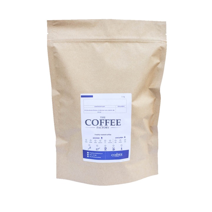 Cafea boabe, prajita la cerere, The Coffee Factory, Costa Rica Tarrazu, 100% Arabica, 1 kg
