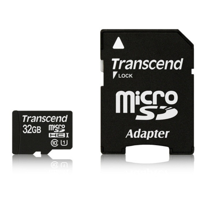 Card de memorie Transcend microSDHC Class10 de 32 GB