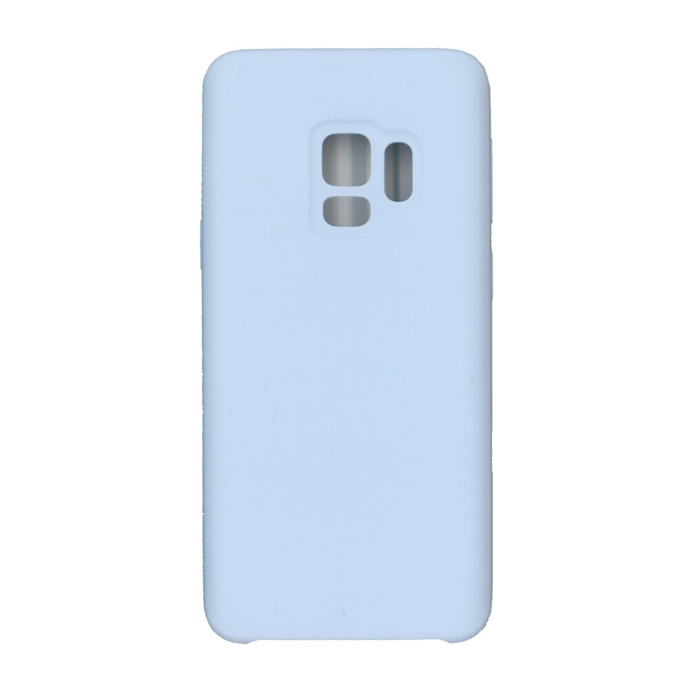 Husa din silicon mat cu interior de microfibra, EuroCell, pentru Samsung Galaxy S9 , bleu