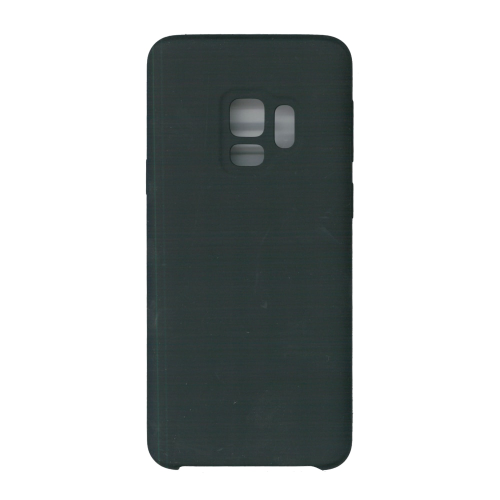 Husa din silicon mat cu interior de microfibra, EuroCell, pentru Samsung Galaxy S9 , negru