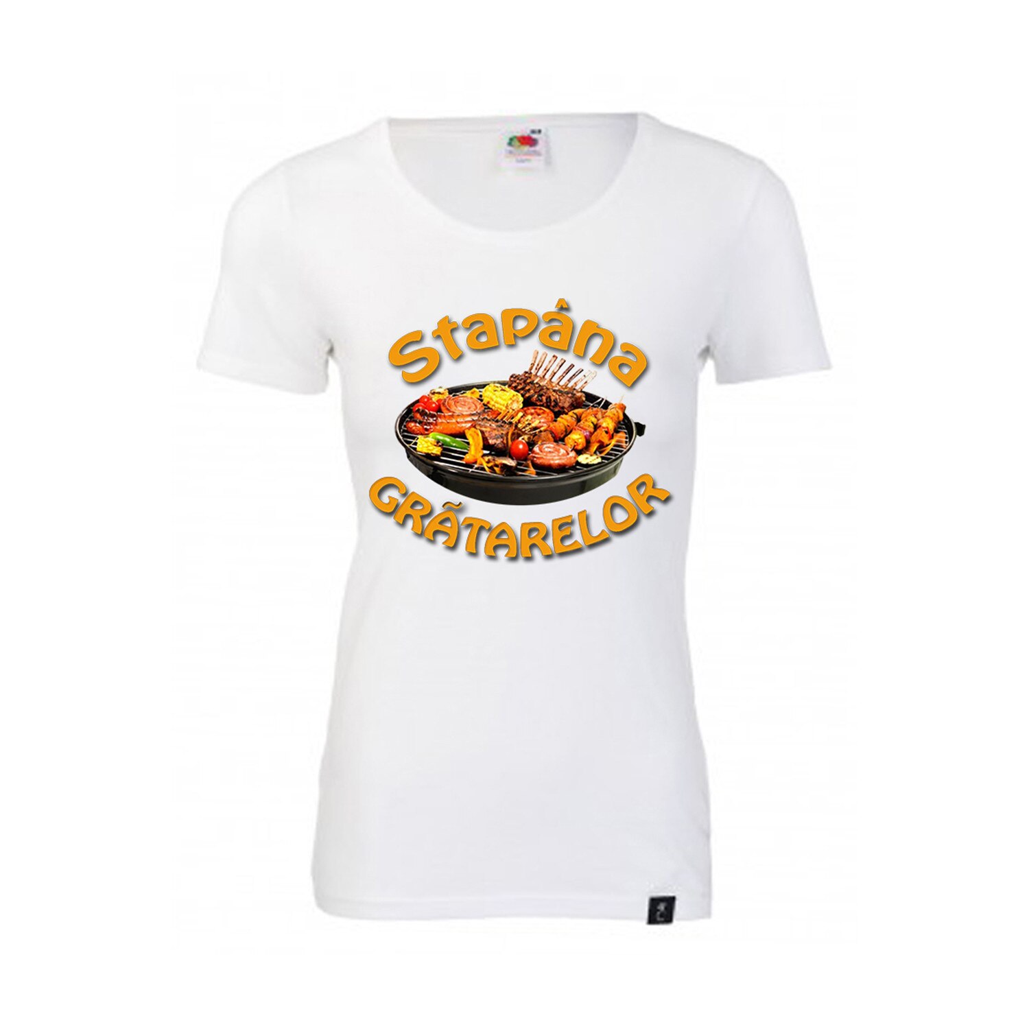 Tricou personalizat Fruit of the Loom Stapana gratarelor alb XXL