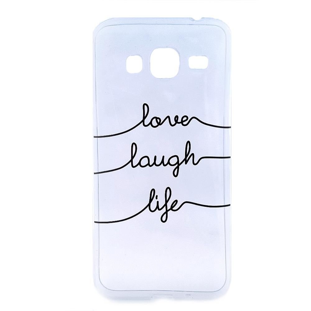 Husa Samsung Galaxy J3 2016 Mesaj - Love Laugh Life