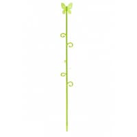 Suport din plastic transparent cu urechiuse pentru prinderea si sustinerea tijelor orhideelor Phalaenopsis, Cymbidium, Miltoniopsis, Cattleya sau Dendrobium Butterfly Lime