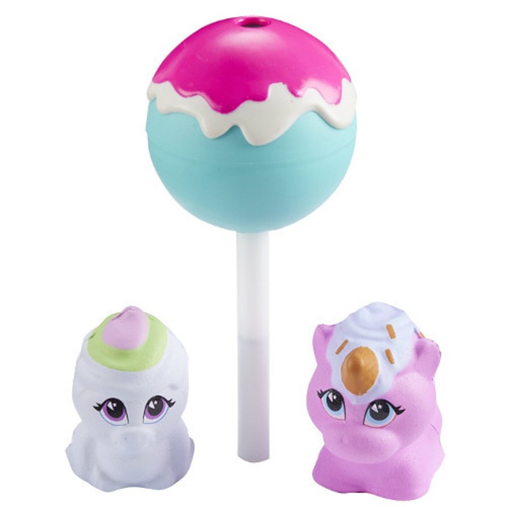 Set Cake Pop Cuties 3 Figurine Moi in Acadea Cake Pop - Scoopicorn si Snowcone Yeti