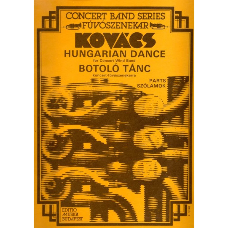 Kovács Mátyás: Hungarian Dance Botoló for wind band parts