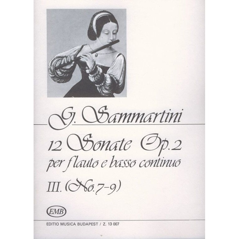 Sammartini, Giuseppe: 12 Sonate 3 Op. 2