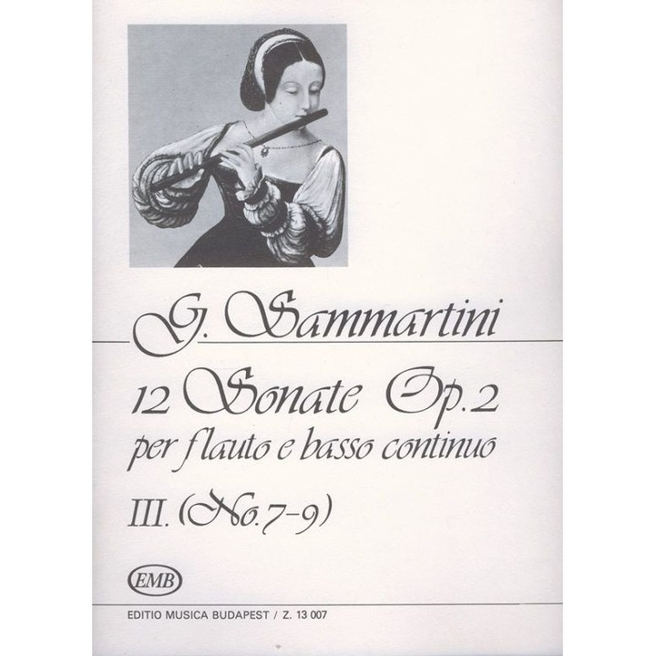 Sammartini, Giuseppe: 12 Sonate 3 Op. 2