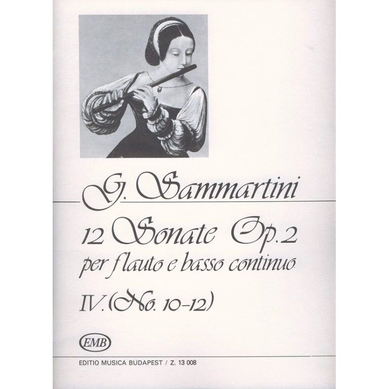Sammartini, Giuseppe: 12 Sonate 4 Op. 2