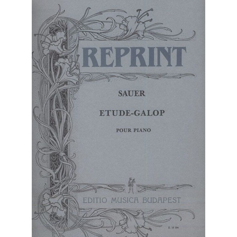 Sauer, Emil: Etude - Galop