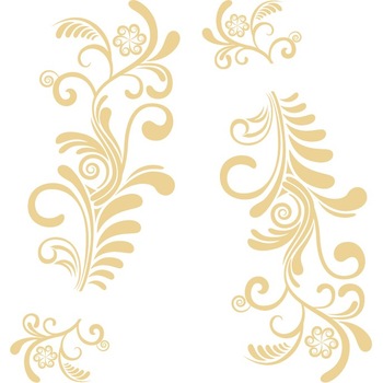 Sticker auto - Feriga (pachet) - Bej - 2buc 109x52 cm Sticker auto - Feriga (pachet) - Bej - 2buc 109x52 cm