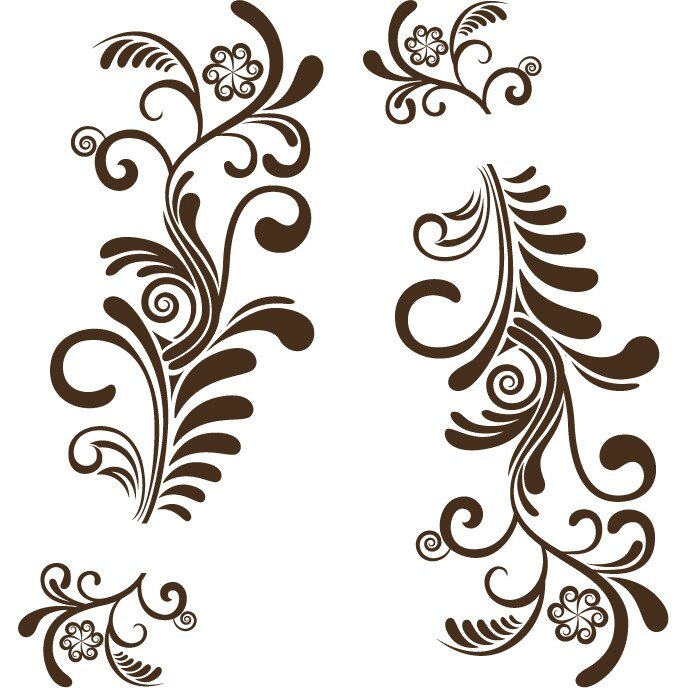 Sticker auto - Feriga (pachet) - Choco - 2buc 109x52 cm