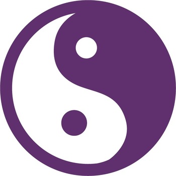 Sticker auto - Yin Yang - Indigo - 15x15 cm Sticker auto - Yin Yang - Indigo - 15x15 cm