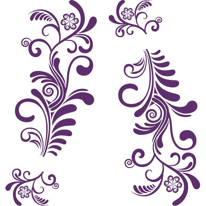 Sticker auto - Feriga (pachet) - Indigo - 2buc 109x52 cm