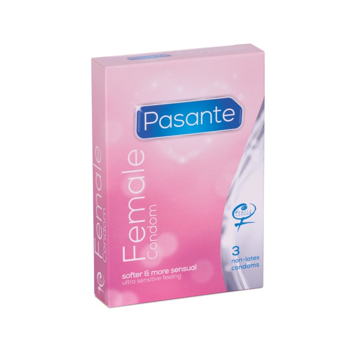 Дамски презервативи Pasante Female, 3 броя