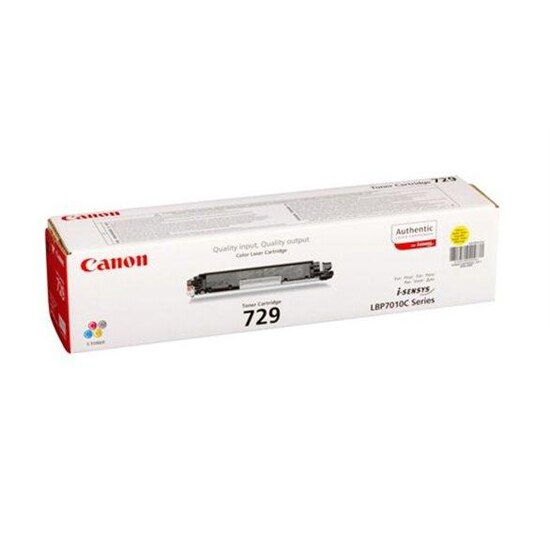 Toner Canon CRG729Y, Yellow