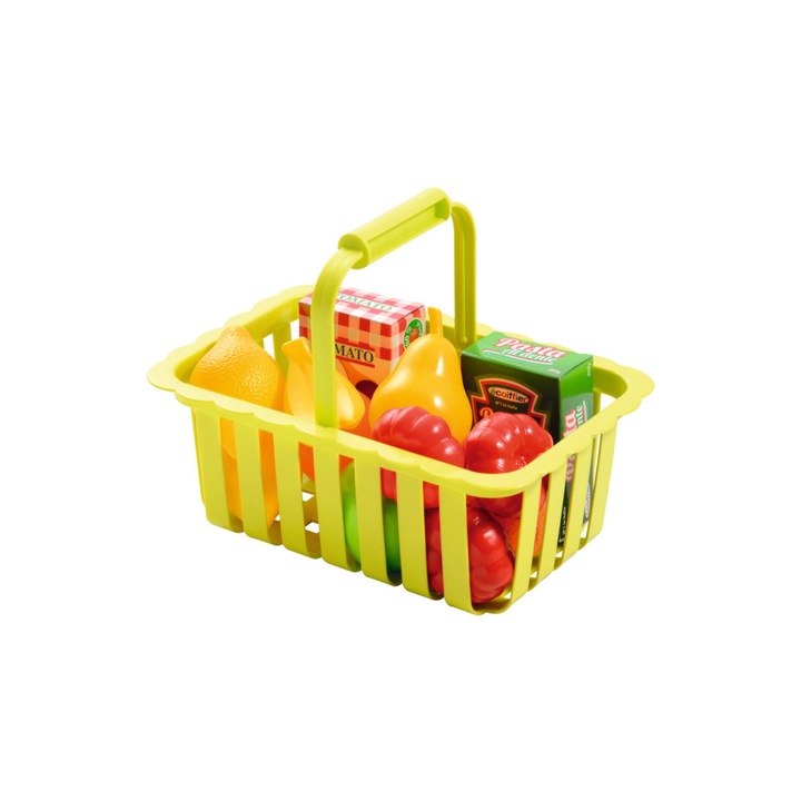 Écoiffier Élelmiszerek kosárban játékszett (0981)