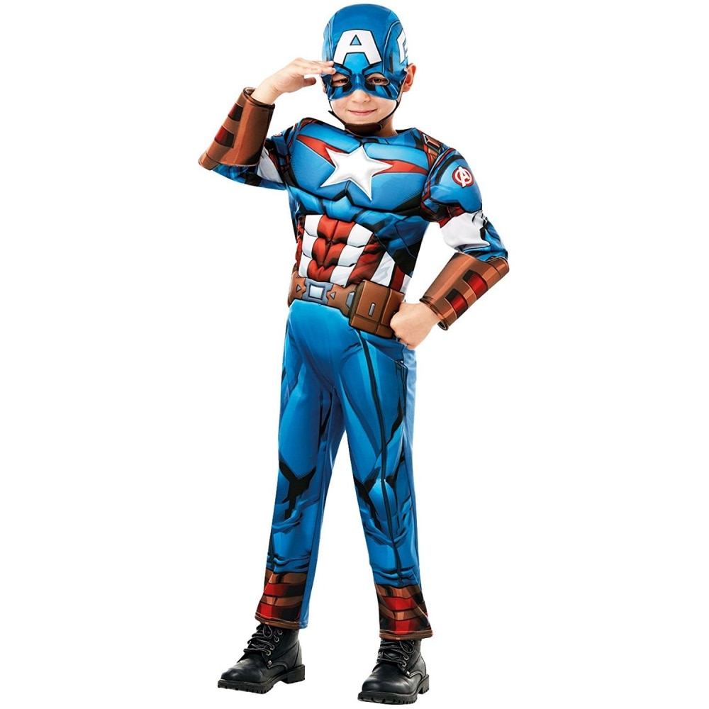 Costum carnaval Rubies Captain America Editie de Lux M