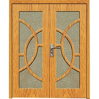 usa dubla de interior din mdf cu toc inclus novo doors y220h  dimensiune 140x200 centimetri geam sablat cadru din lemn masiv din rasinoase balamale si clanta incluse toc reglabil de 30 centimetri plinta pe ambele parti stejar deschis imagen 32_0_
0