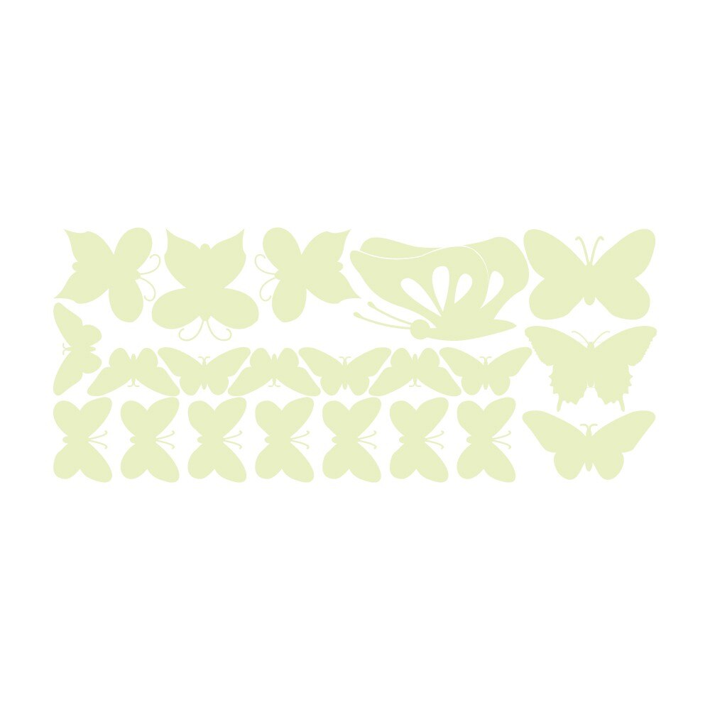 Sticker Fosforescent - Fluturi