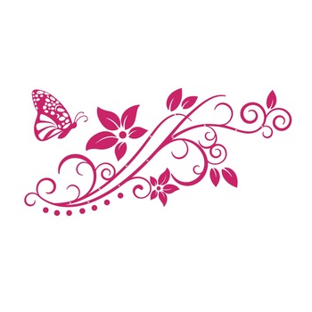 Primavara stralucitoare + Cristale - Sticker Decorativ - Magenta - 119x67 cm Primavara stralucitoare + Cristale - Sticker Decorativ - Magenta - 119x67 cm