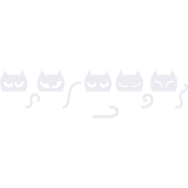 Stickere pentru priza - Pisicute - Alb polar - 5buc 70x18 cm