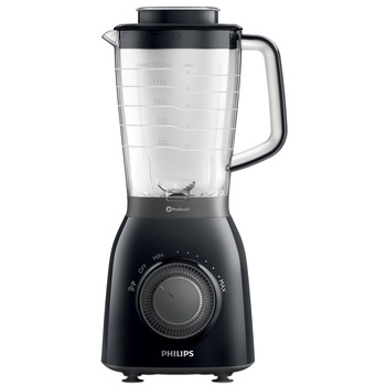 Blender Philips Viva Collection Problend 5 HR2162/90, 600 W, 1.5 l, 2 Viteze, Functie impuls, Negru Blender Philips Viva Collection Problend 5 HR2162/90, 600 W, 1.5 l, 2 Viteze, Functie impuls, Negru