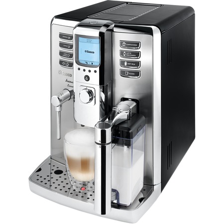 Espressor automat Saeco Incanto Executive HD9712/01, 1500W, 7 varietati de cafea, 1.6 l, Recipient lapte integrat 0.5 l, AquaClean, Inox/Negru