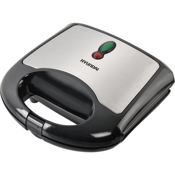 Prajitor sandwich Hyundai HYSM219, 700 W, Negru/Inox Prajitor sandwich Hyundai HYSM219, 700 W, Negru/Inox