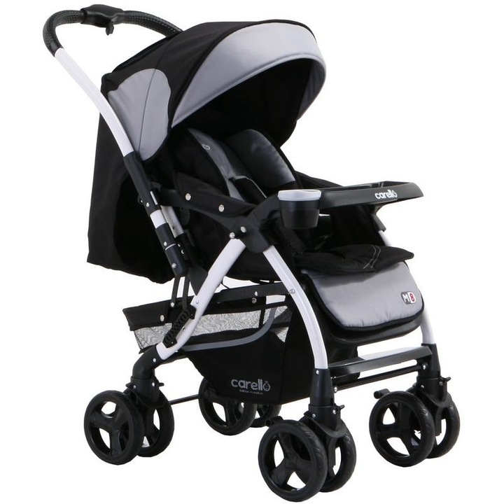 Carucior M8 cu maner reversibil Black