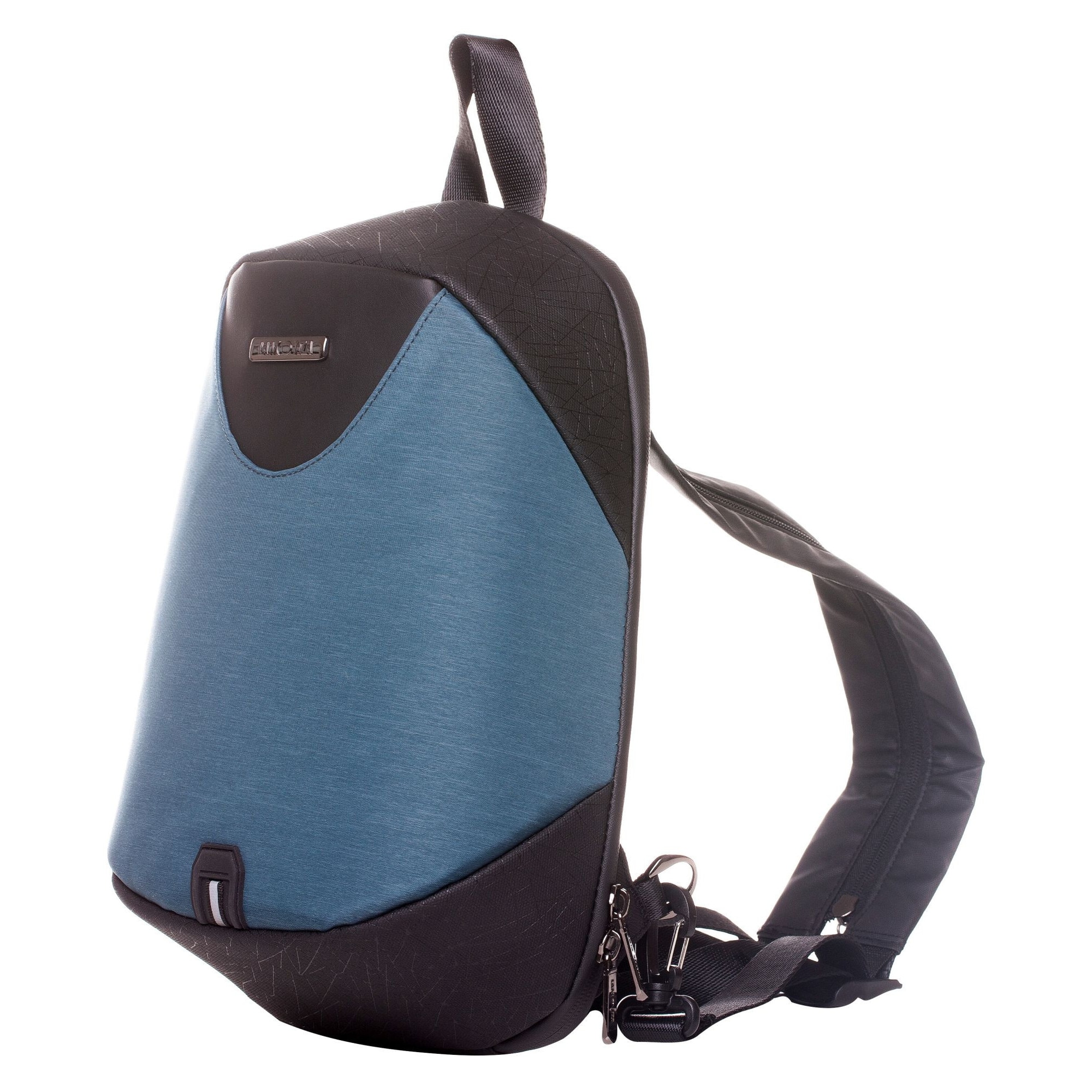 Rucsac Lamonza Trust, cablu cu port USB inclus, albastru