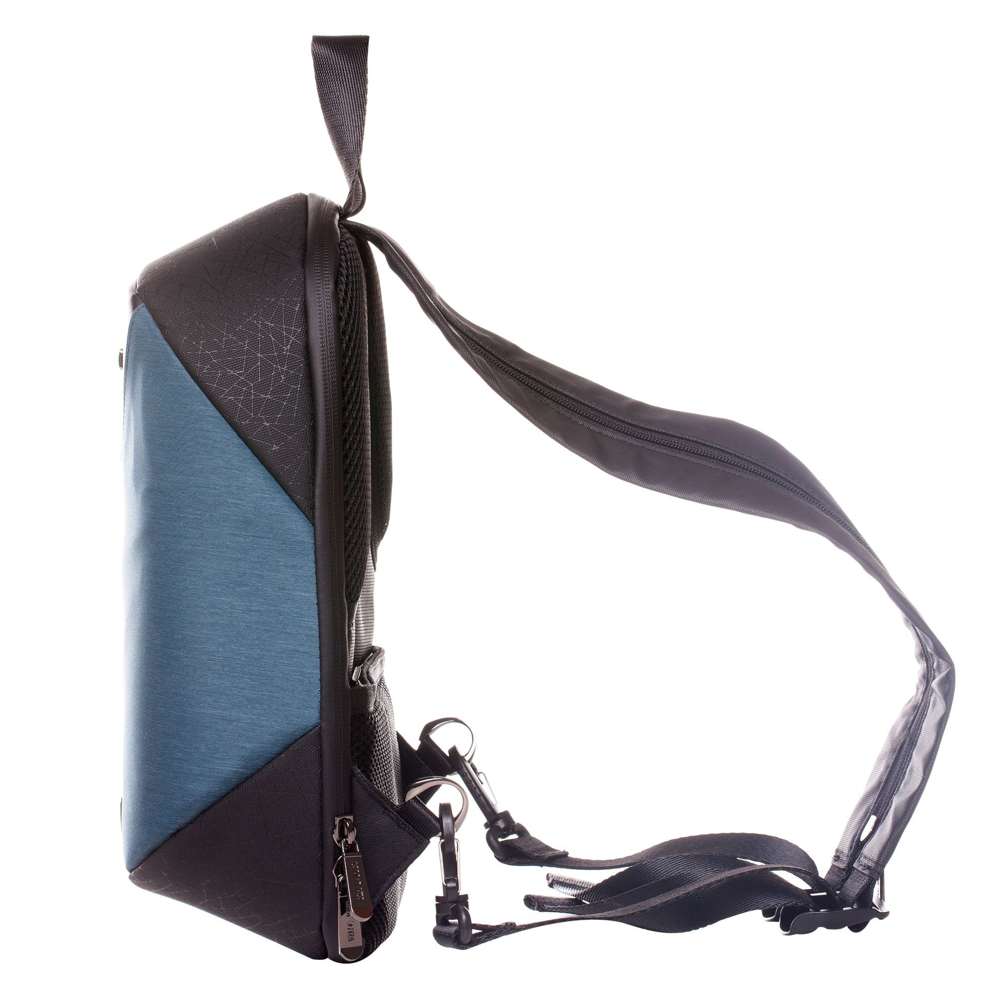 Rucsac Lamonza Trust, cablu cu port USB inclus, albastru