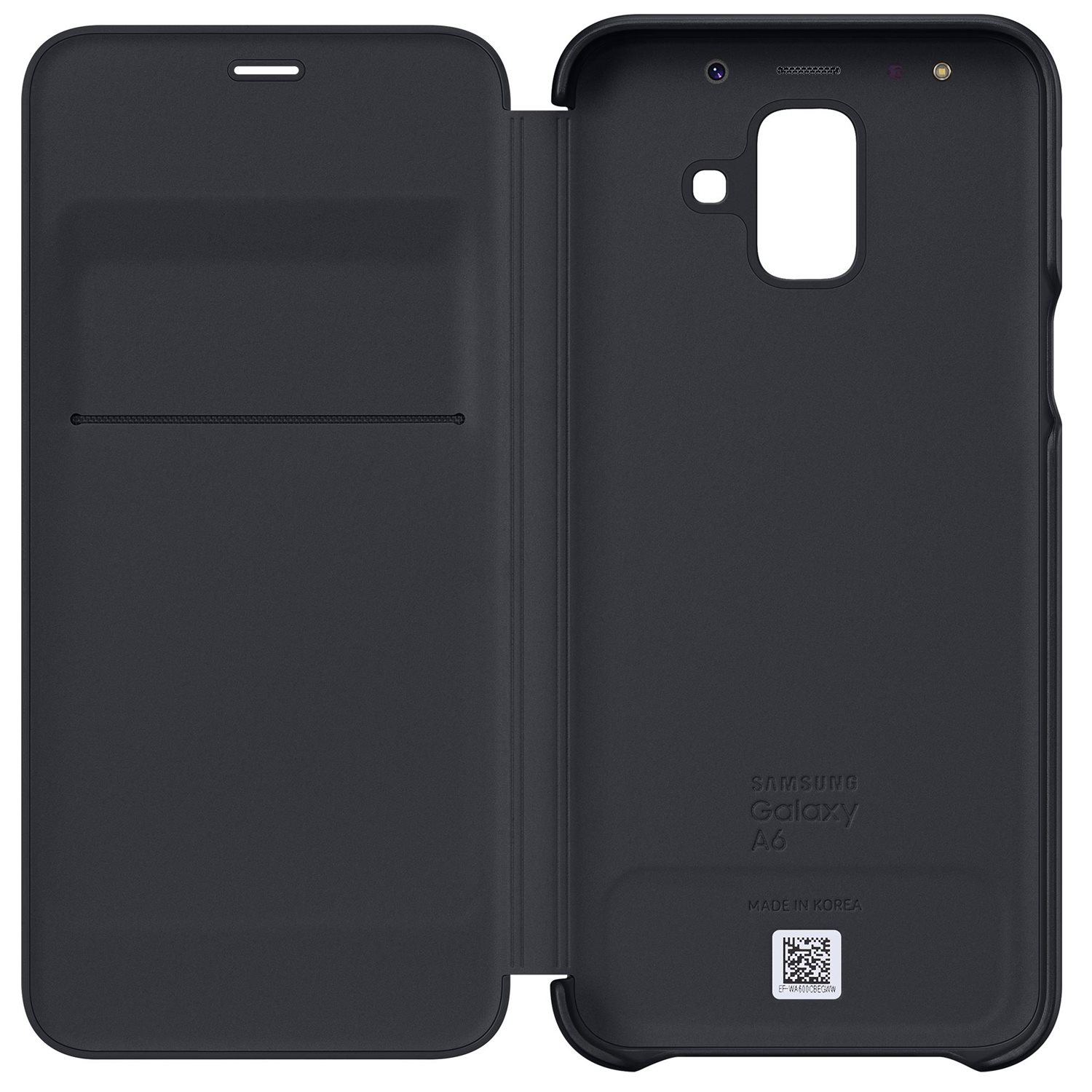 pain Wedge slot Husa de protectie Samsung Wallet Cover pentru Galaxy A6 (2018), Black -  eMAG.ro