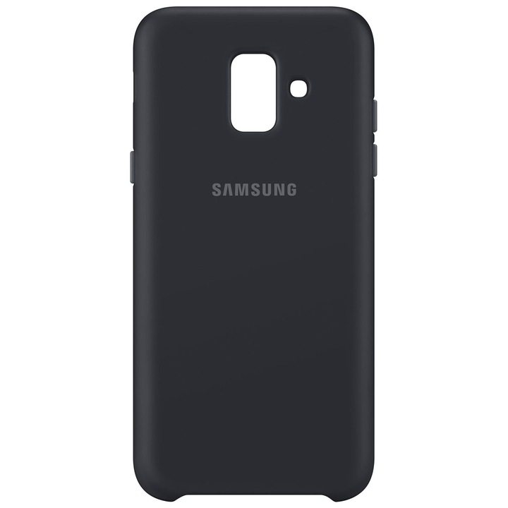 Защитен калъф Samsung Dual Layer за Galaxy A6 (2018), Black