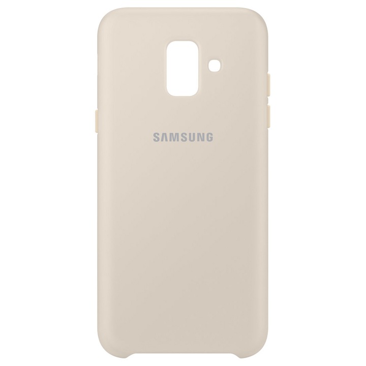 Защитен калъф Samsung Dual Layer за Galaxy A6 (2018), Gold