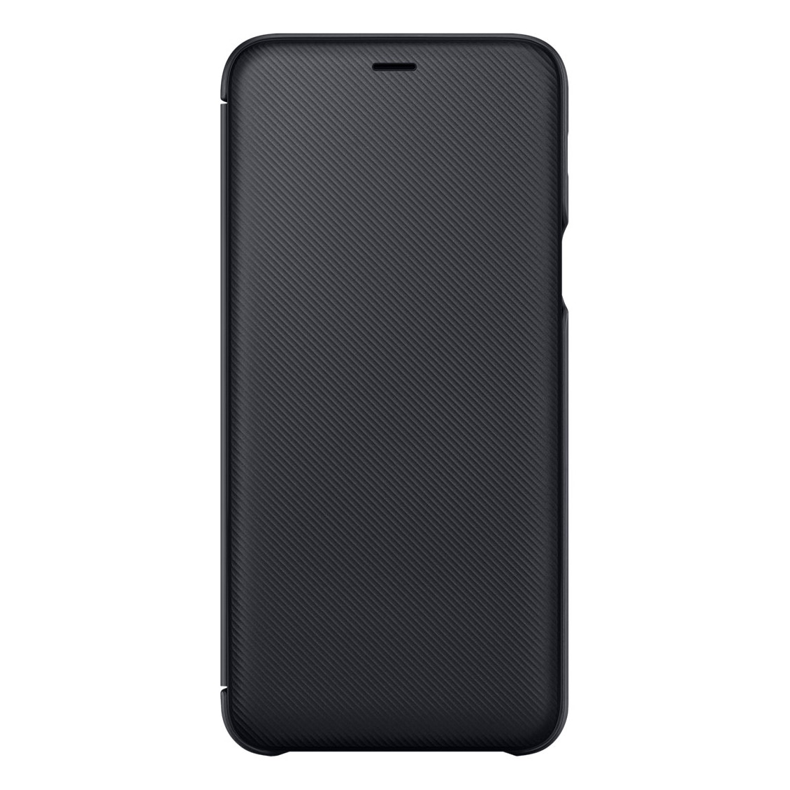 Husa Flip Originala Samsung Wallet Cover A6 Plus 2018 pentru Galaxy A6+ 2018, Neagra