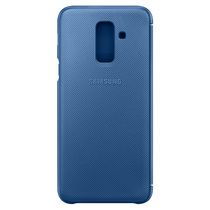 Защитен калъф Samsung Wallet Cover за Galaxy A6 Plus (2018), Orchid Blue