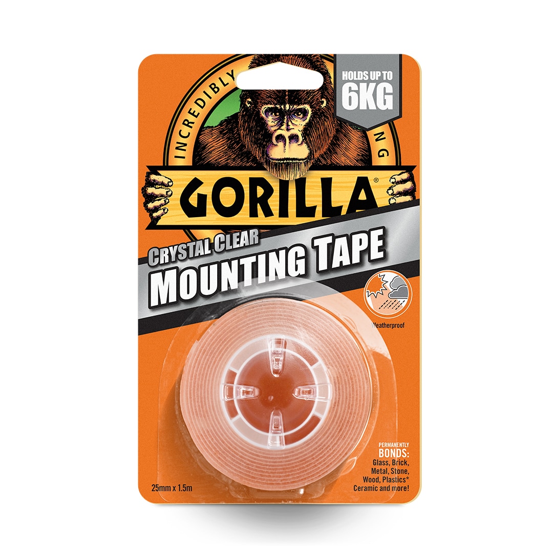 Banda Dublu Adeziva Gorilla Mounting Clear 1,5 m