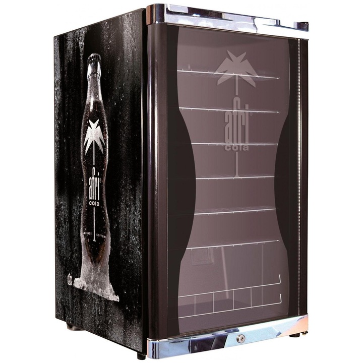 Mini Frigider Husky Highcube HUS-HC 182 Afri-Cola, Capacitate 115 L, Clasa A+, H 83,5 cm