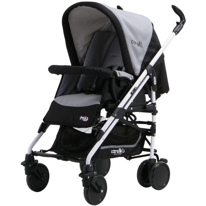 Carucior M7 sistem 3 in 1 Black