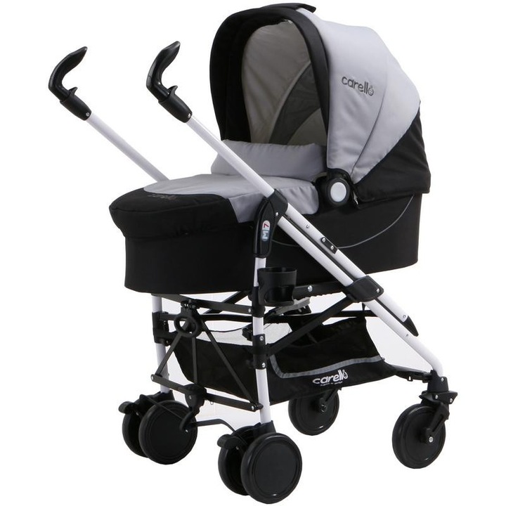 Carucior M7 sistem 3 in 1 Black