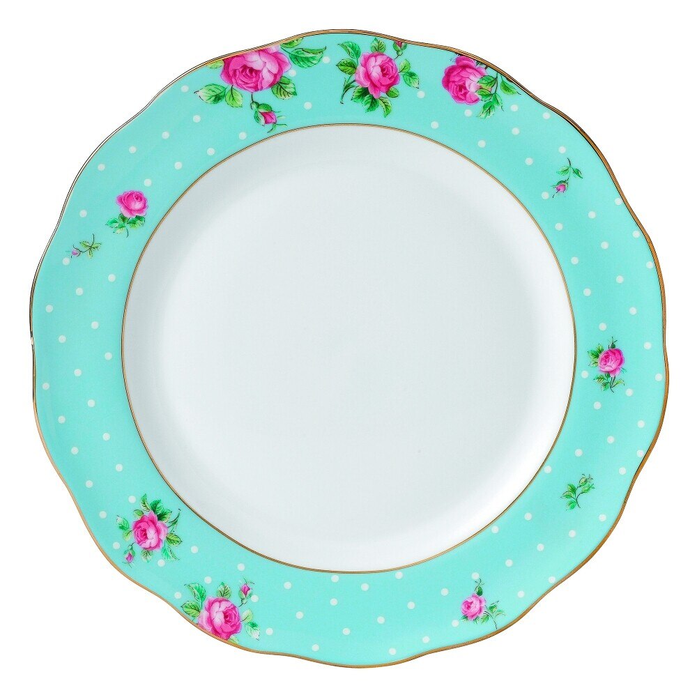 Polka Blue farfurie servire