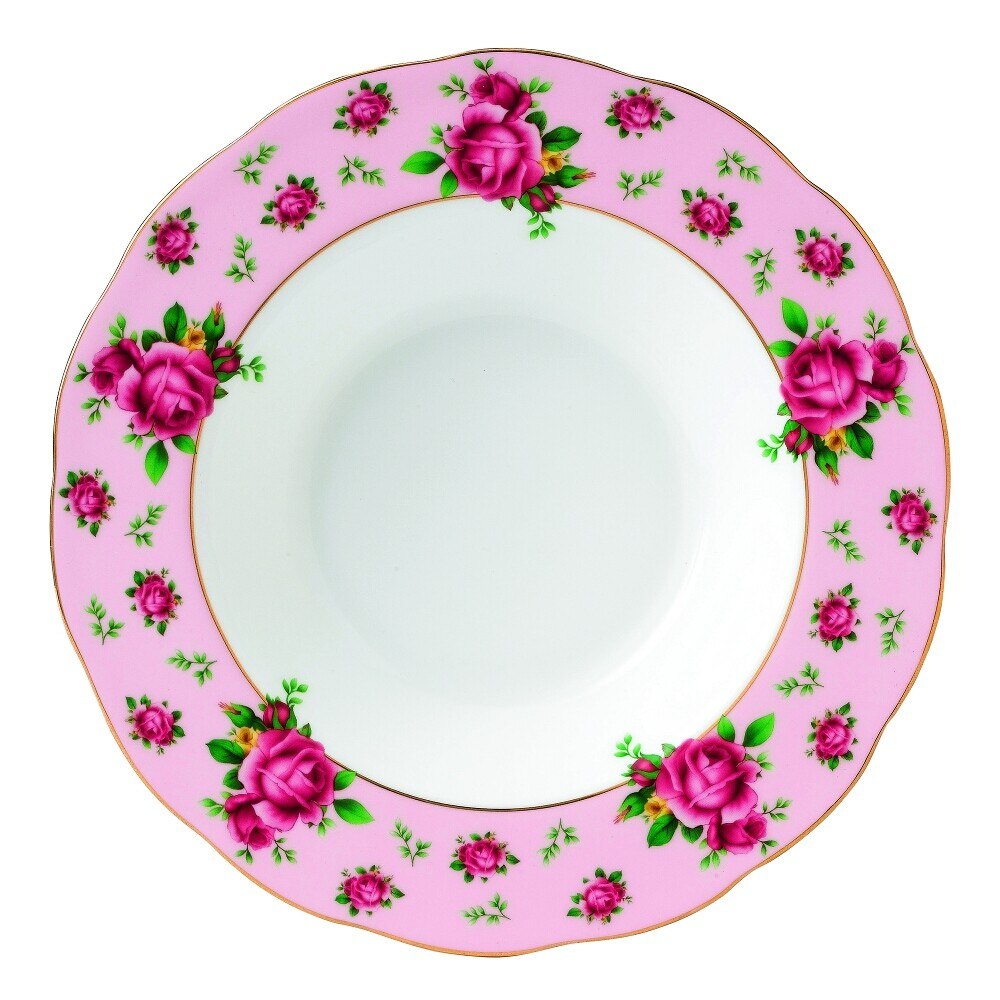 New Country Roses Pink farfurie supa