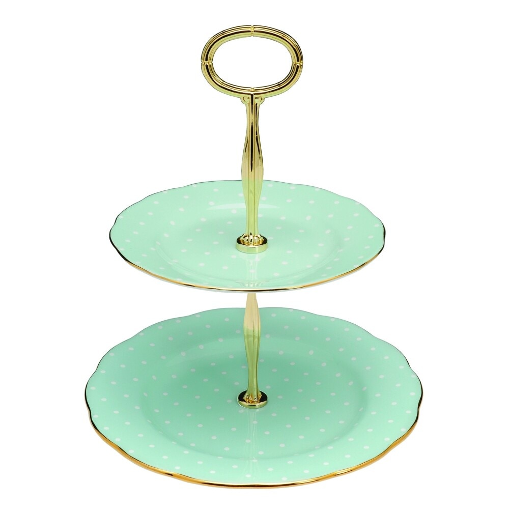 Polka Rose suport tort 2 nivele