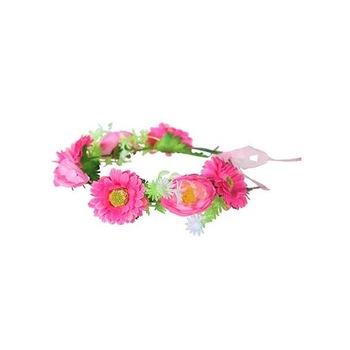 Ghirlanda flori - Radar 63/2695, roz/verde Ghirlanda flori - Radar 63/2695, roz/verde