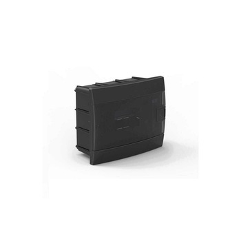 Tablou sigurante 8 module, TEB-8N, Negru, Incastrabil Tablou sigurante 8 module, TEB-8N, Negru, Incastrabil